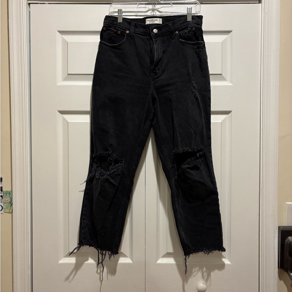 Abercrombie Curve Love 90s Straight Ultra Hugh Rise